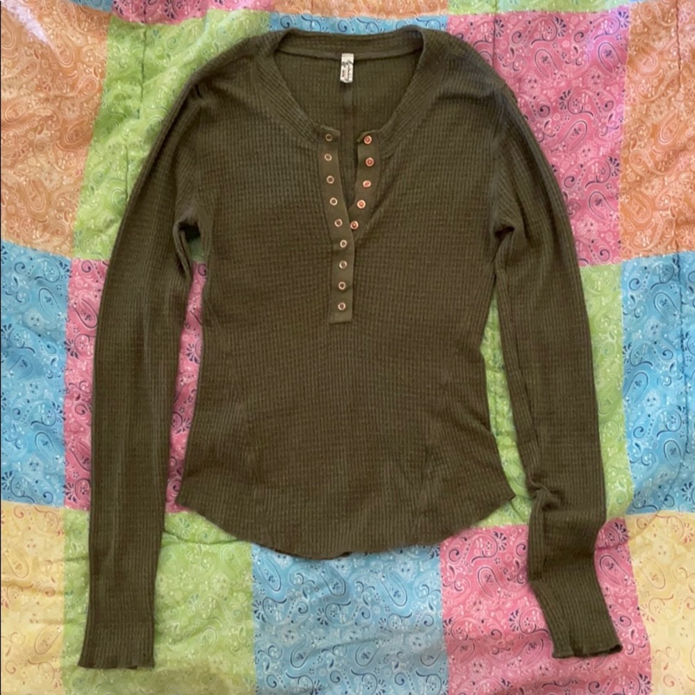Free People one of the girls Henley